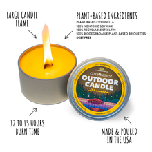 Load image into Gallery viewer, The Outdoor Candle - Citronella
